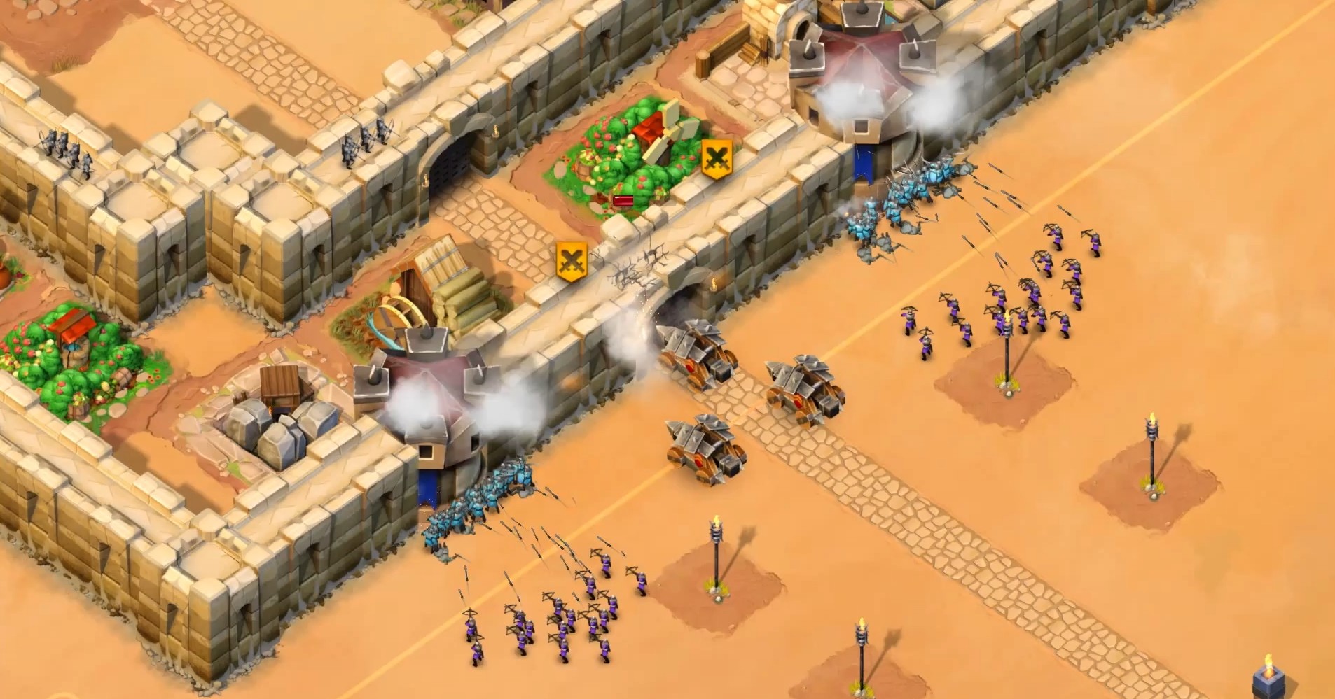 Free to Play: Coming to everything near you! 1 This is Age of Empires Castle Siege. A clear clone of Clash of Clans in a bad attempt to bring F2P to Windows.